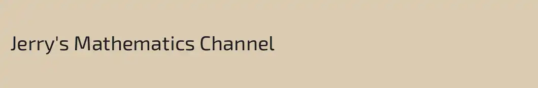 Jerry's Mathematics Channel